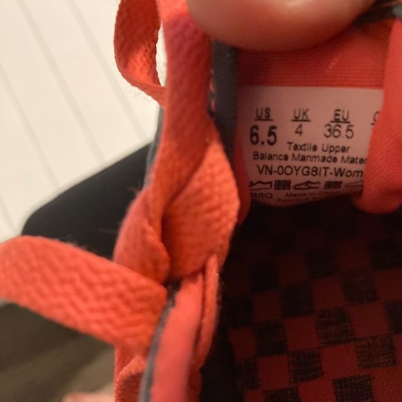 Gray pink lace up vans US 6.5 - Picture 5 of 5